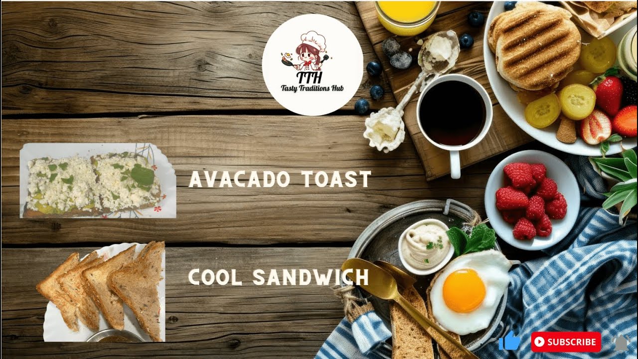 5-Min Quick Breakfast! 🥑 Avocado Toast & Cool Sandwich | Healthy & Easy Office Breakfast Recipes