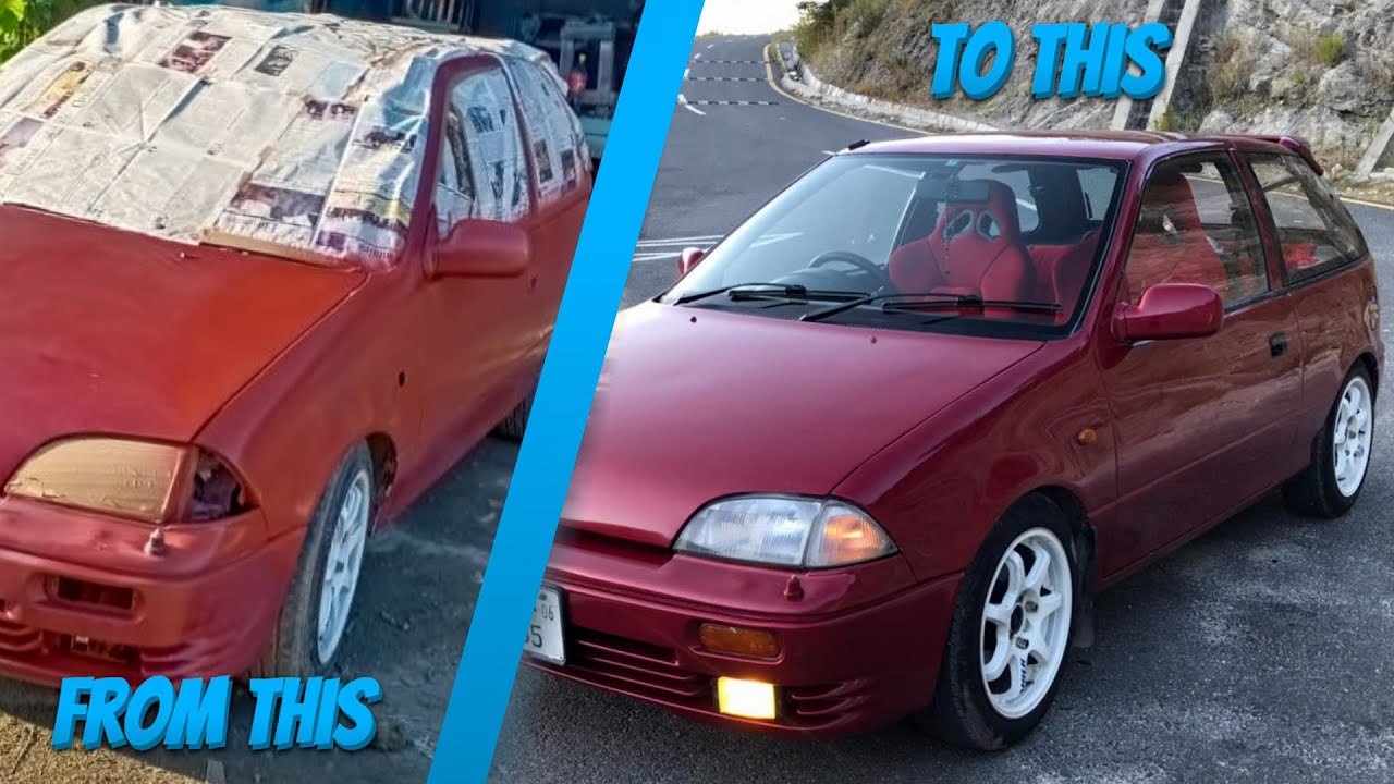 Japanese Swift Gti  Restoration | Modified | before & after