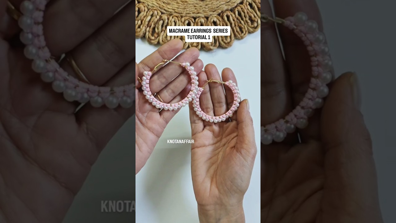 DIY Macrame Earrings Tutorial 