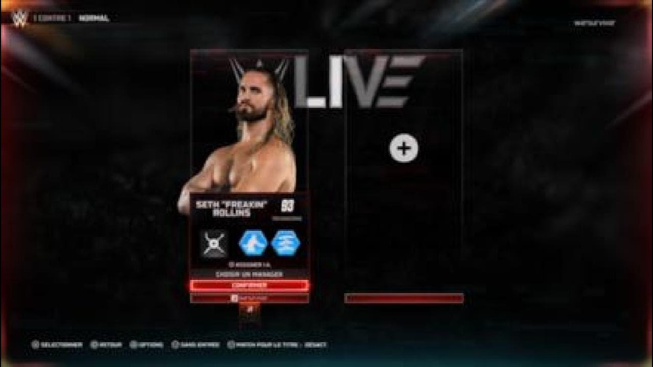 WWE 2K25 PS5 trophée Comeback miraculeux
