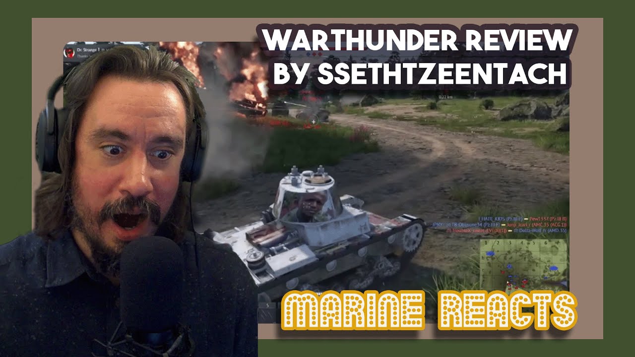 Реакция морской пехоты на обзор Warthunder от SsethTzeentach
