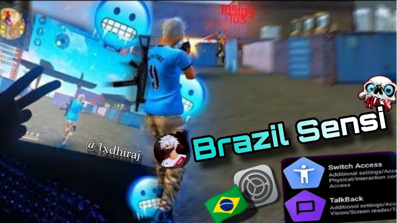 Brazil Sensi 👾 FREE ayi വേണോ 😍 FULL TALK BACK SETTINGS ⚙️ Android Device 📱 FREE FIRE MALAYALAM 😍