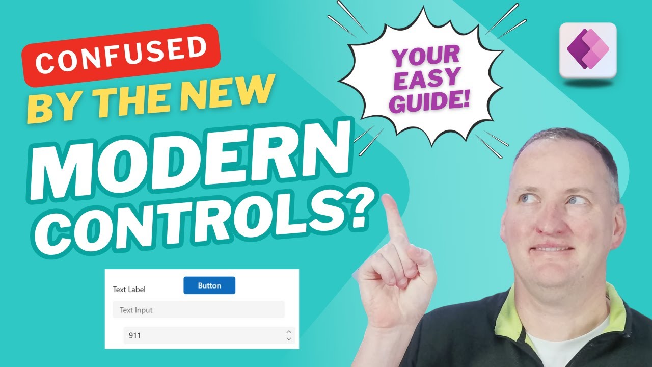 Modern vs Classic Power Apps Controls: Text Input, Text Label, & Button