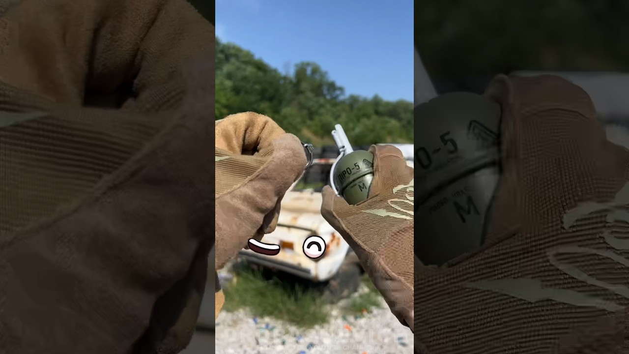 TRAINING HAND GRENADES #shorts #review #shootingrange #ammo #military #weapon