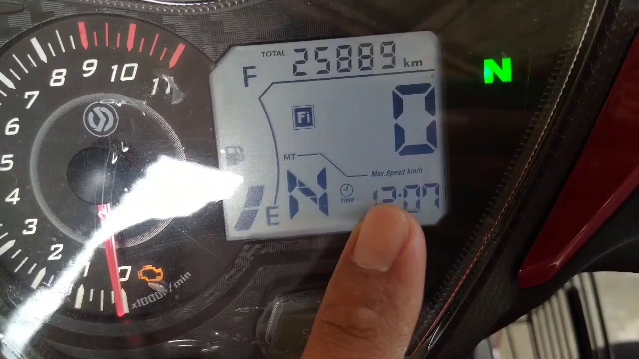 SYM VF185- Cara Setting Jam Di Meter Sym Vf3i
