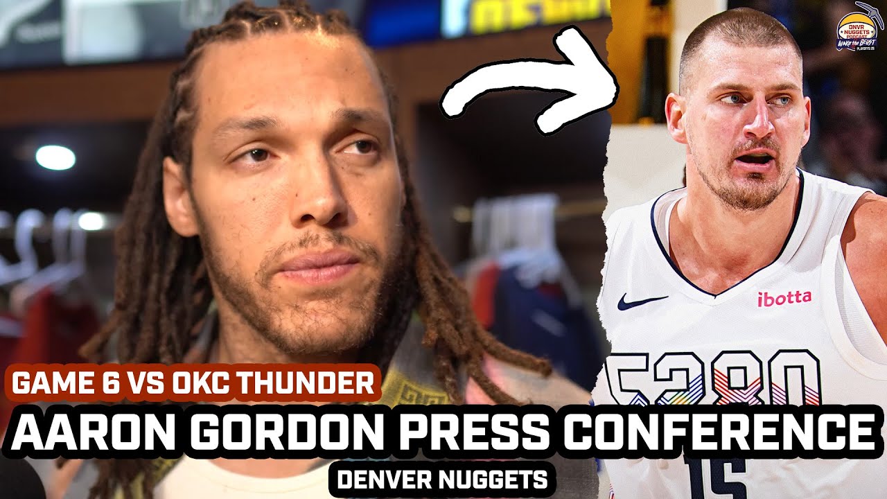 Aaron Gordon on Hamstring Injury & More After Nuggets WIN FORCE Game 7