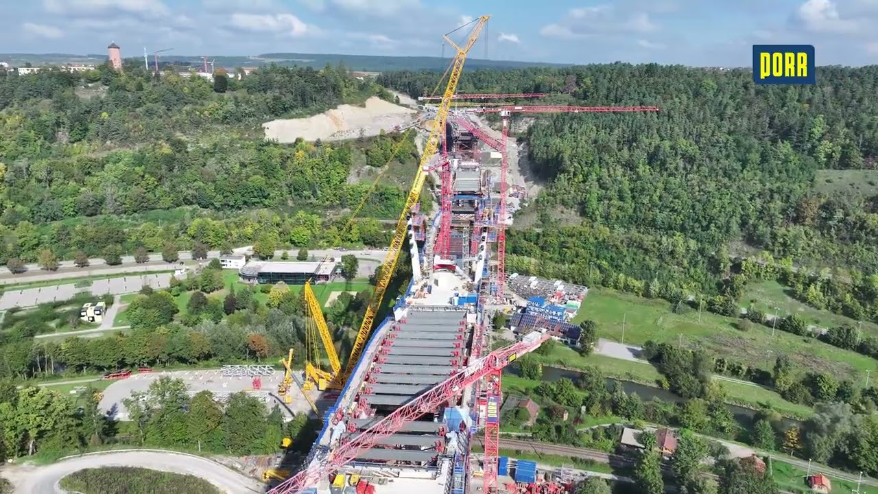 PORR Germany: Flying over the high bridge, Horb