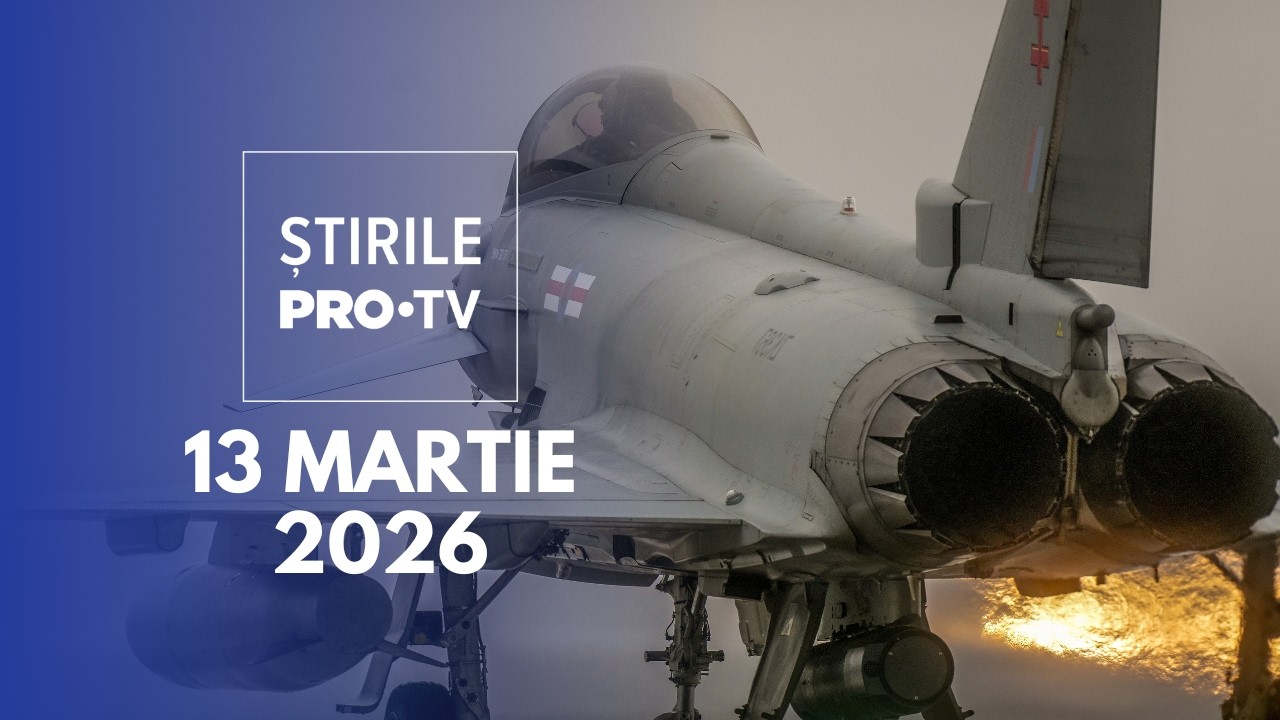 Știrile PRO TV - 13 Martie 2026 | Zboruri de antrenament deasupra României