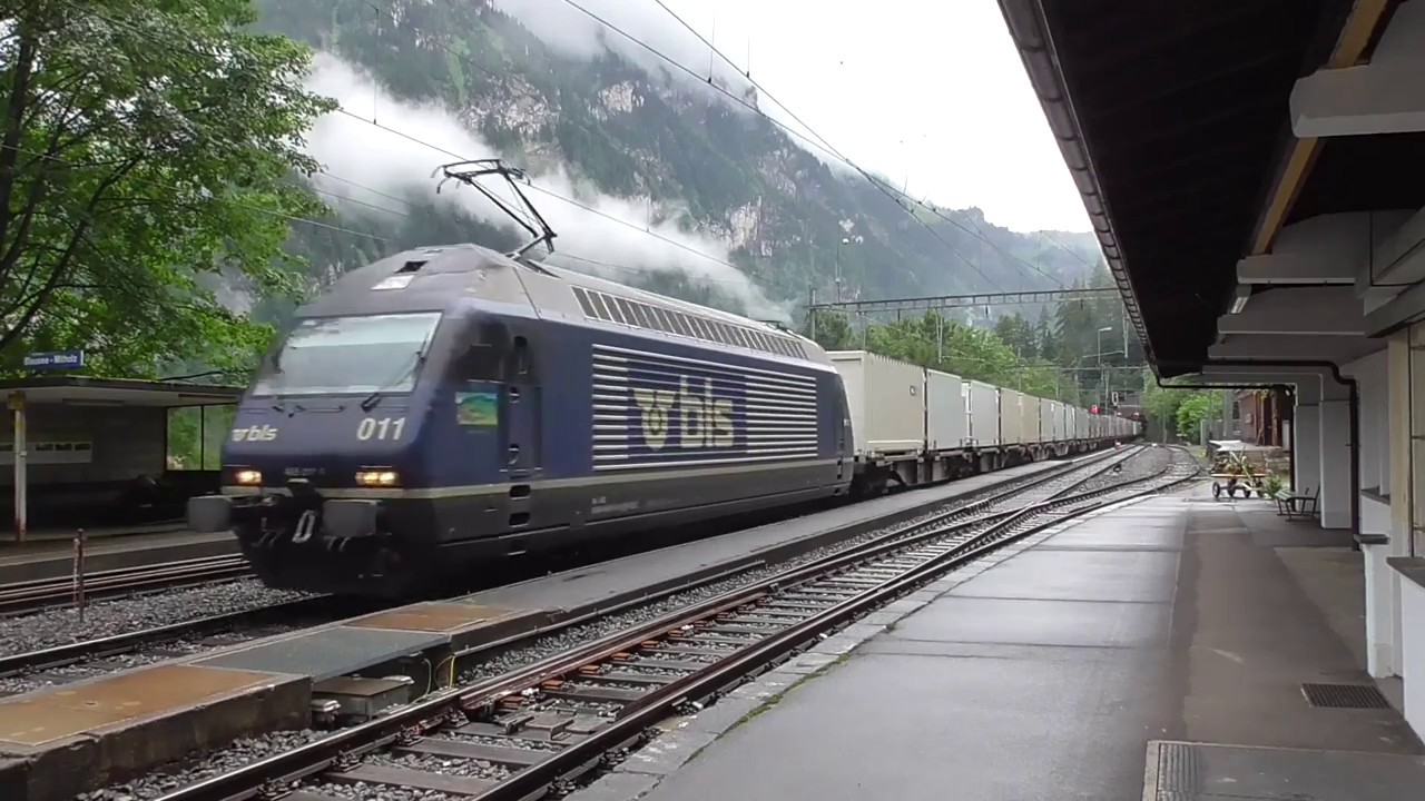 BLS - Nordrampe - Bahnhof-Blausee-Mitholz 24.7.2017