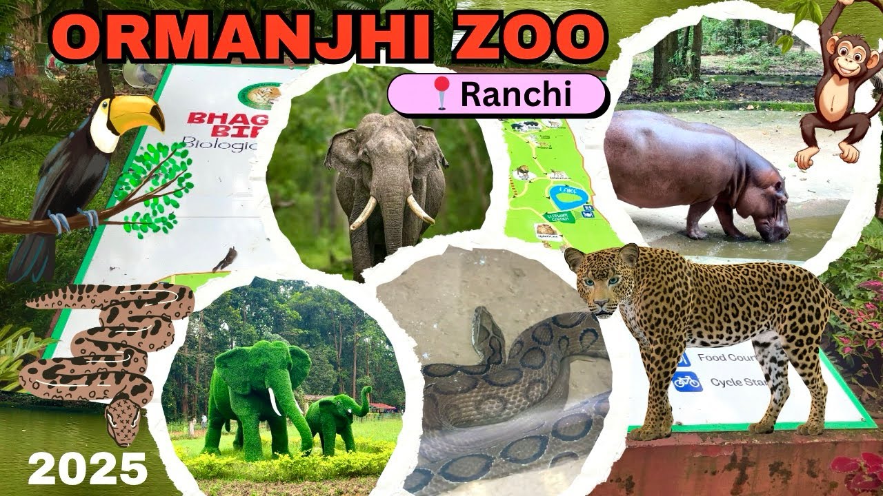 ORMANJHI ZOO RANCHI 2025|| Ticket Price रांची चिड़ियाघर || BHAGWAN BIRSA BILOGICAL PARK RANCHI |