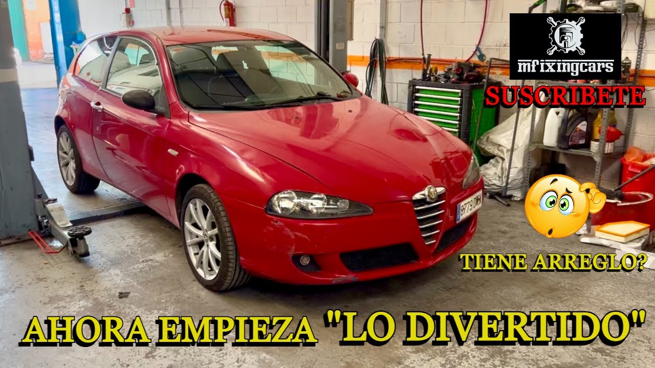 Ahora viene “LO DIVERTIDO” 😅 Alfa Romeo 147ti