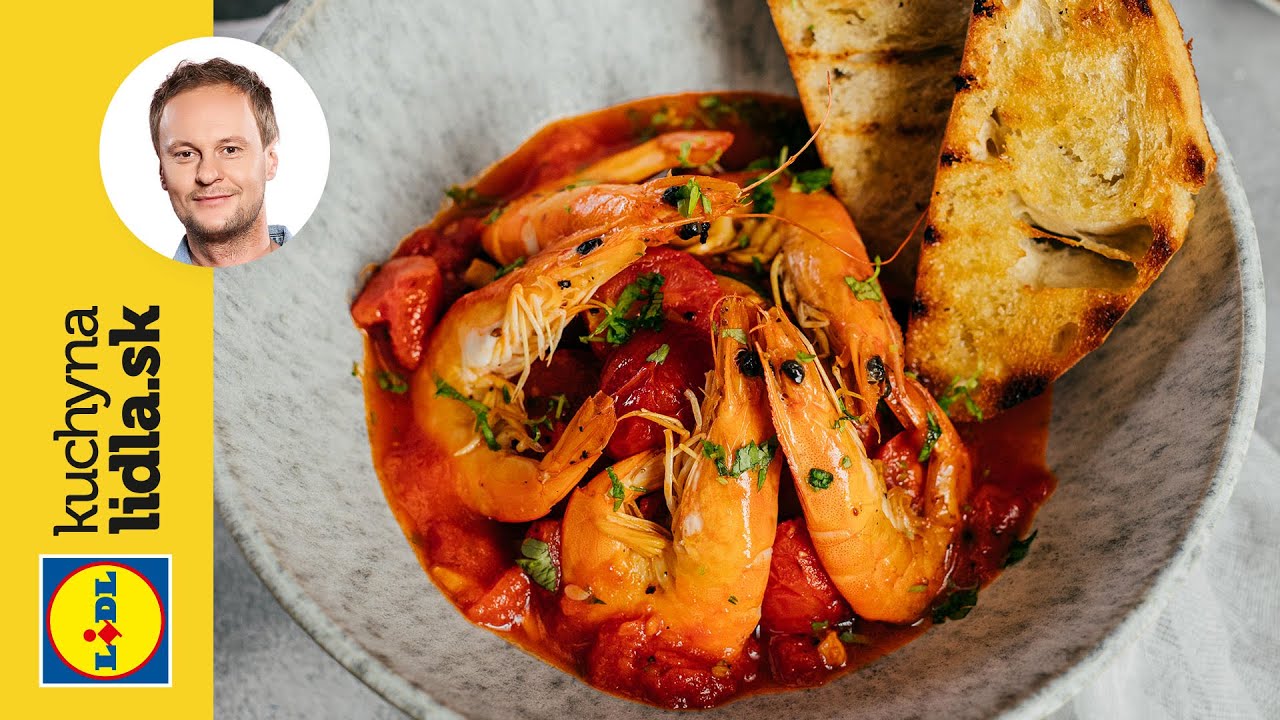 Krevety na cesnaku a zelenine na taliansky spôsob 🦐 | Marcel Ihnačák | Kuchyňa Lidla