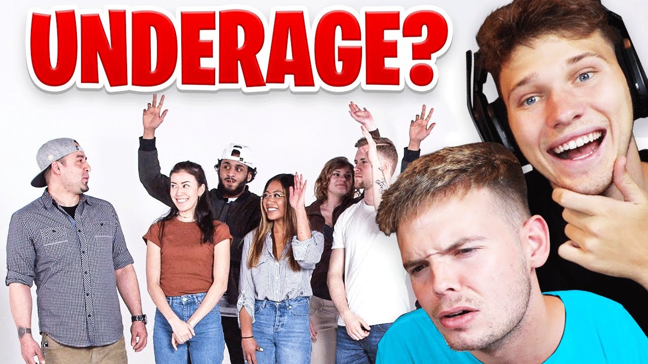 Can We Guess Who Is UNDER AGE? - Cut React