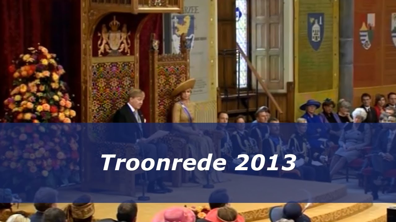 Troonrede 2013