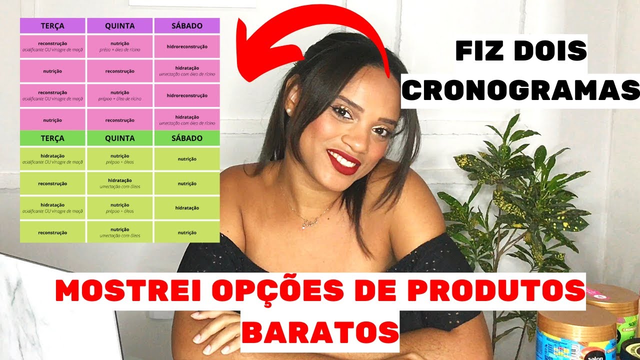 CRONOGRAMA CAPILAR PARA CABELOS FRACOS, QUEBRADIÇOS E RESSECADOS COM PRODUTOS | Kevileen Silva