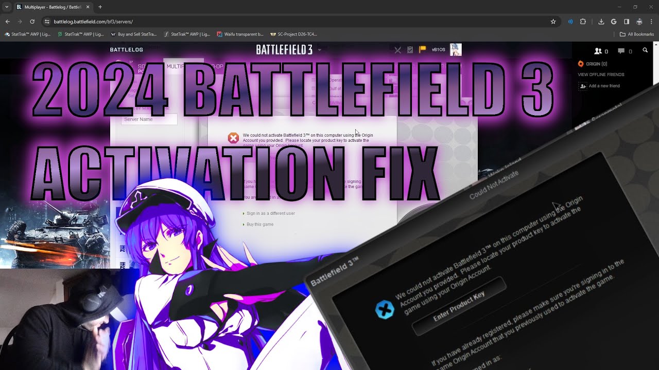 [WORKING 2024] Could not activate Battlefield 3 on this computer using the EA Account you provided