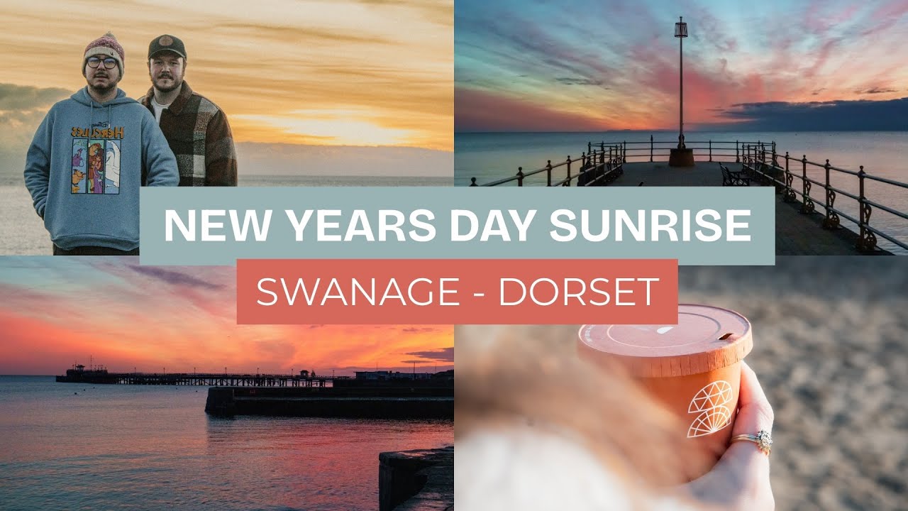 First Sunrise of the Year 🌅 | New Year&rsquo;s Day at Swanage Beach | Matt & Tom Travels