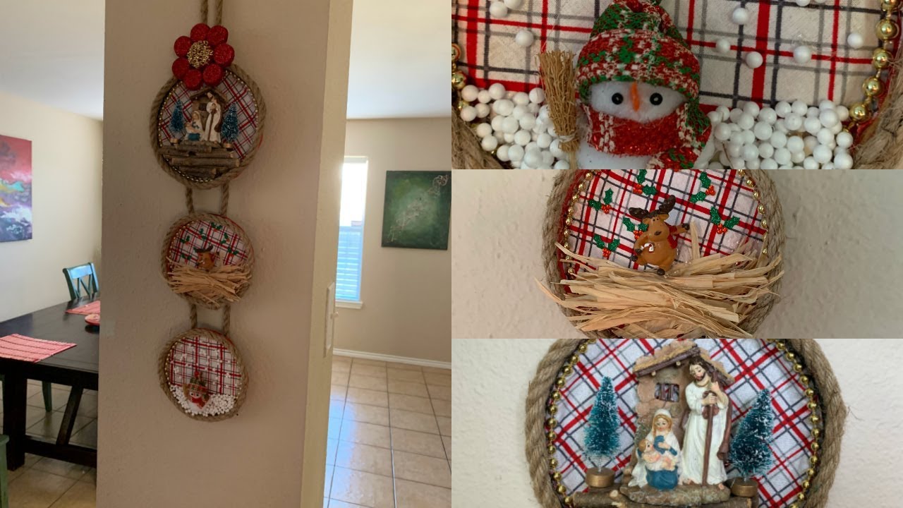 Manualidades  con Reciclaje😍/IDEAS con tapas/Adornos Navideños♻️