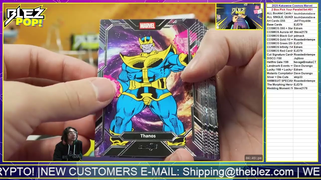 2025 Kakawow Cosmos Marvel 2 Box BREAK Pick Your Parallel Set #51