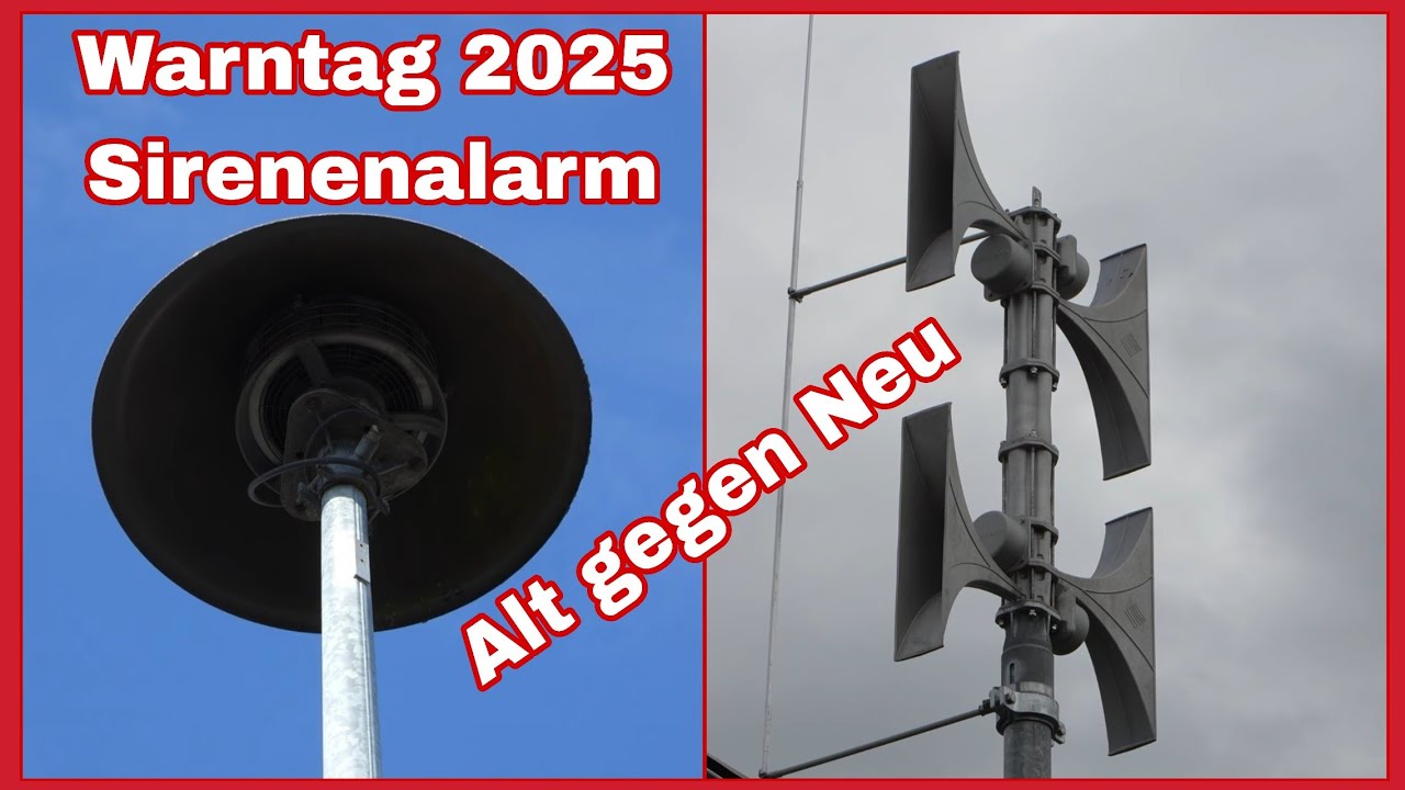🆘️WARNTAG 2025⚠️Sirenenalarm in Günthersdorf und Rodden🔊Alte gegen Neue SIRENE🔊