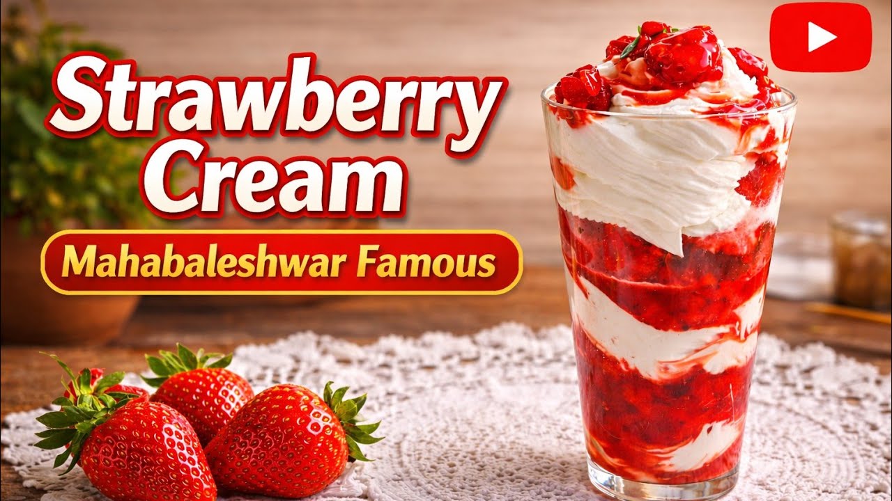Strawberry Cream | Mapro Garden Dessert | Very Affordable😍 #viral #recipe #strawberry #sweet #foryou