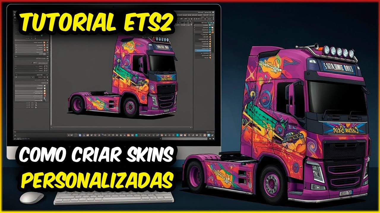 Como criar uma skin de Caminhão personalizada no EURO TRUCK SIMULATOR 2