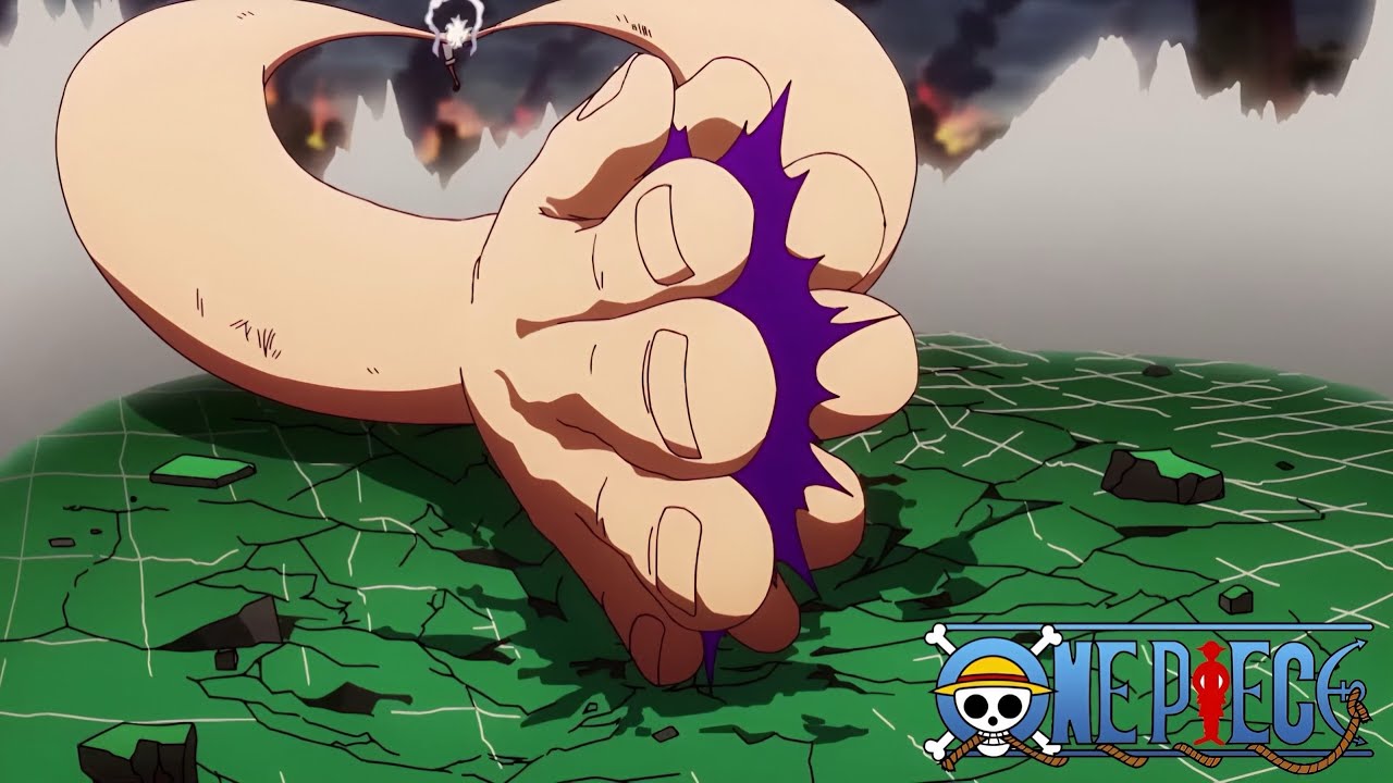 👑 نيكا الجوي بوي يقذف القديس ساترن و كيزارو إلى سفن البحريه ⚔️🌞 انمي #onepiece 