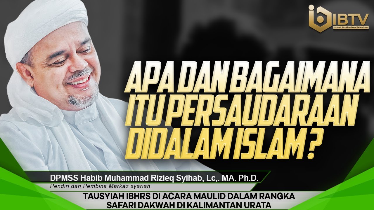 FULL TAUSYIAH HABIB RIZIEQ SYIHAB DI SAFARI KALIMANTAN UTARA