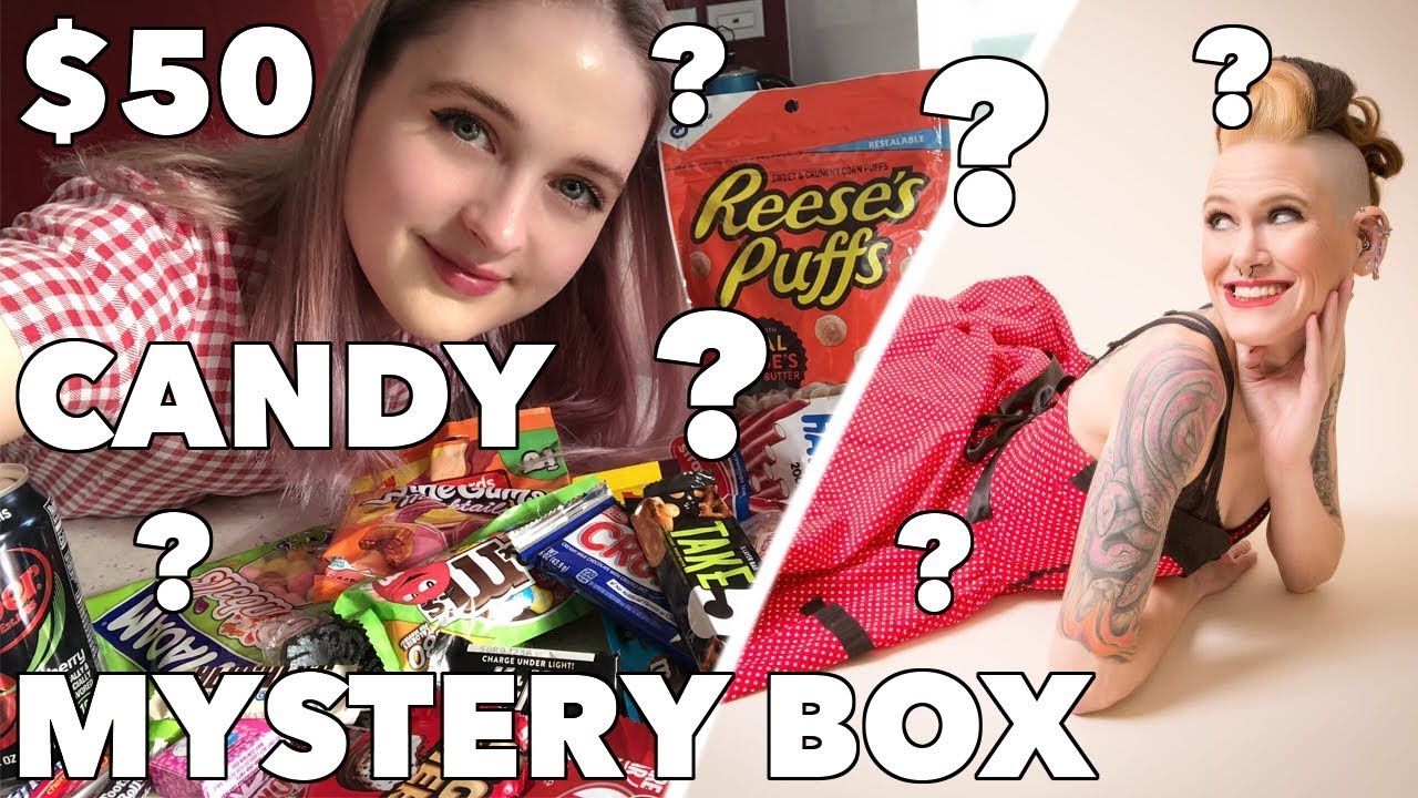 Halloween Candy Mystery Box Challenge | GIRLS VS FOOD