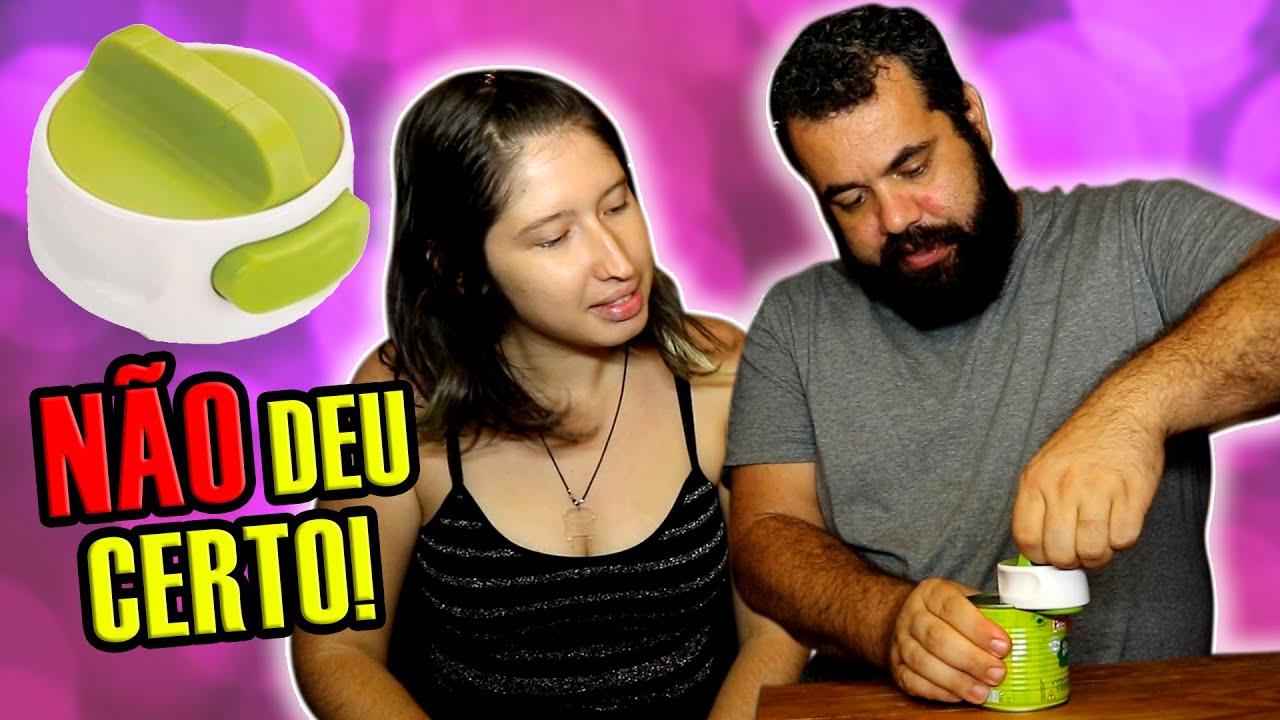 Compramos um ABRIDOR DE LATAS super CARO que NÃO VALEU a PENA!