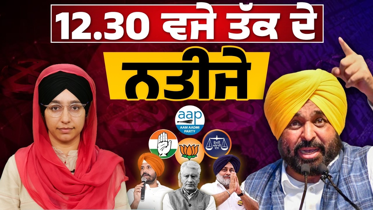 12.30 ਵਜੇ ਤੱਕ ਦੇ ਨਤੀਜੇ | Punjab Municipal Election Results 2026 LIVE l THE KHALAS TV