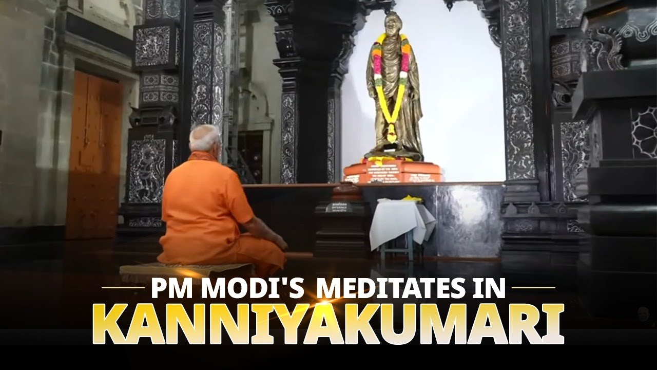 LIVE: PM Modi meditates at the serene Swami Vivekananda Rock Memorial in Kanniyakumari, Tamil Nadu