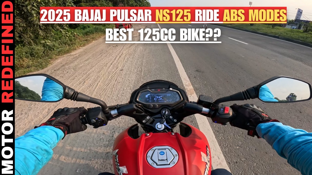 New 2025 Bajaj Pulsar NS125 ABS Ride Modes Ride Review | Red Color Mae Update Milega??