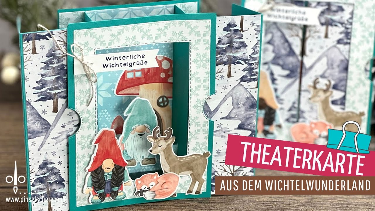 Theaterkarte Aus dem Wichtel Wunderland | Besondere Kartenform