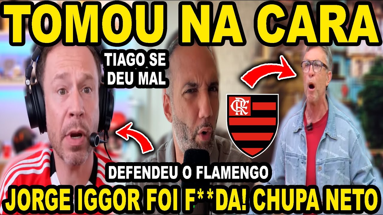 JORGE IGGOR DEU NA CARA DO NETO E DO TIAGO LEIFERT E DEFENDEU O FLAMENGO! 