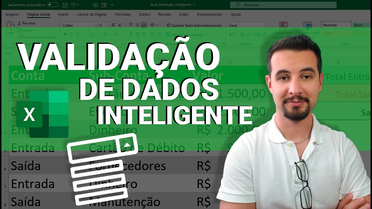 Validação de Dados Inteligente. Fórmula Indireto