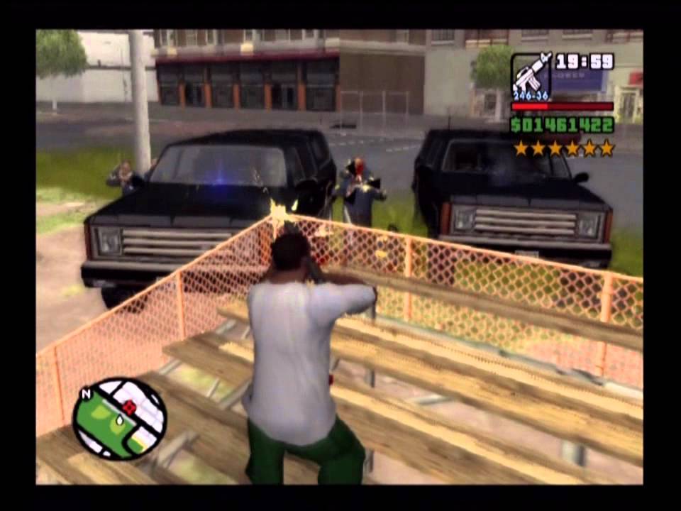 GTA SAN ANDREAS 6 STAR SHOOTOUT