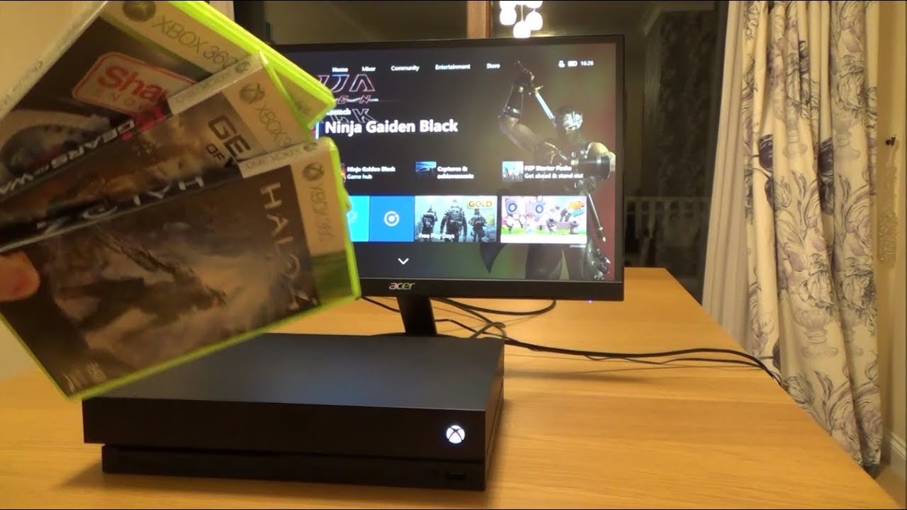Что происходит, когда вы загружаете игру для Xbox 360 в Xbox One X