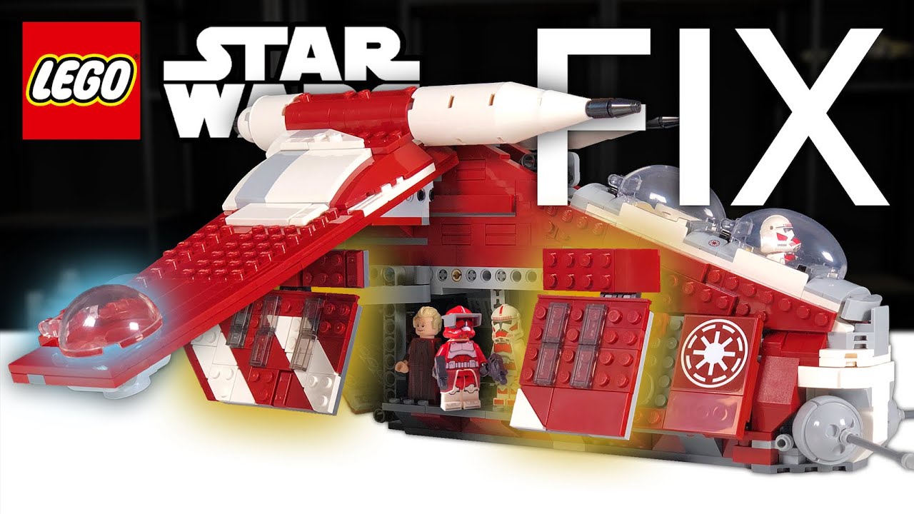 Ich RETTE dein neues Republic GUNSHIP (TOP 4) 😱 Lego Star Wars 75354 MOC