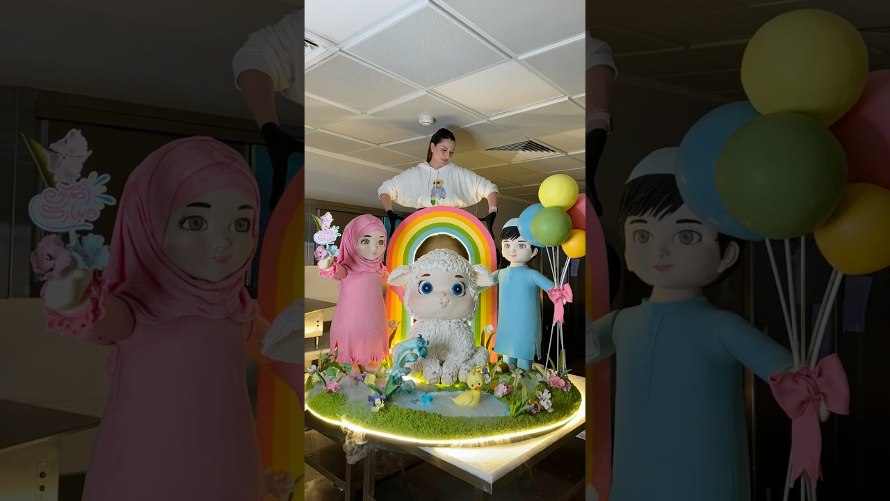 Giant Eid cake #eid
