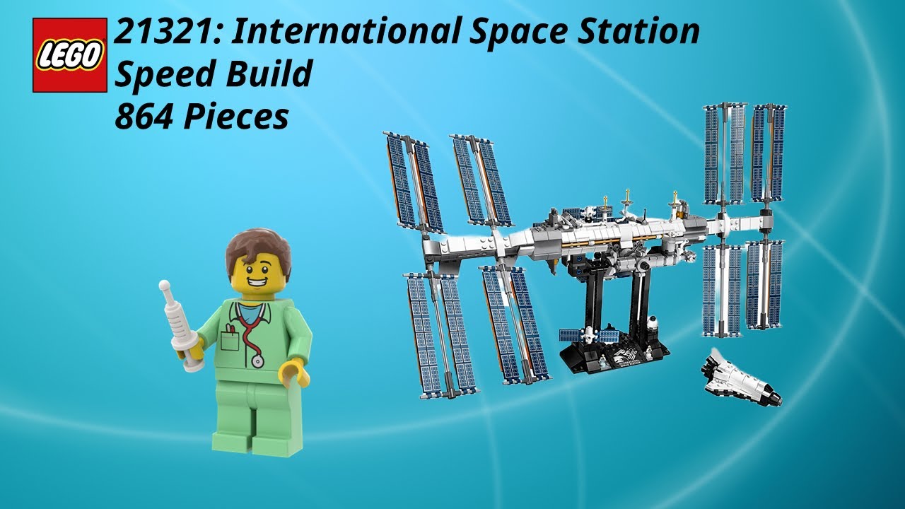 Random Nurse builds Lego 21321: International Space Station Speed Build