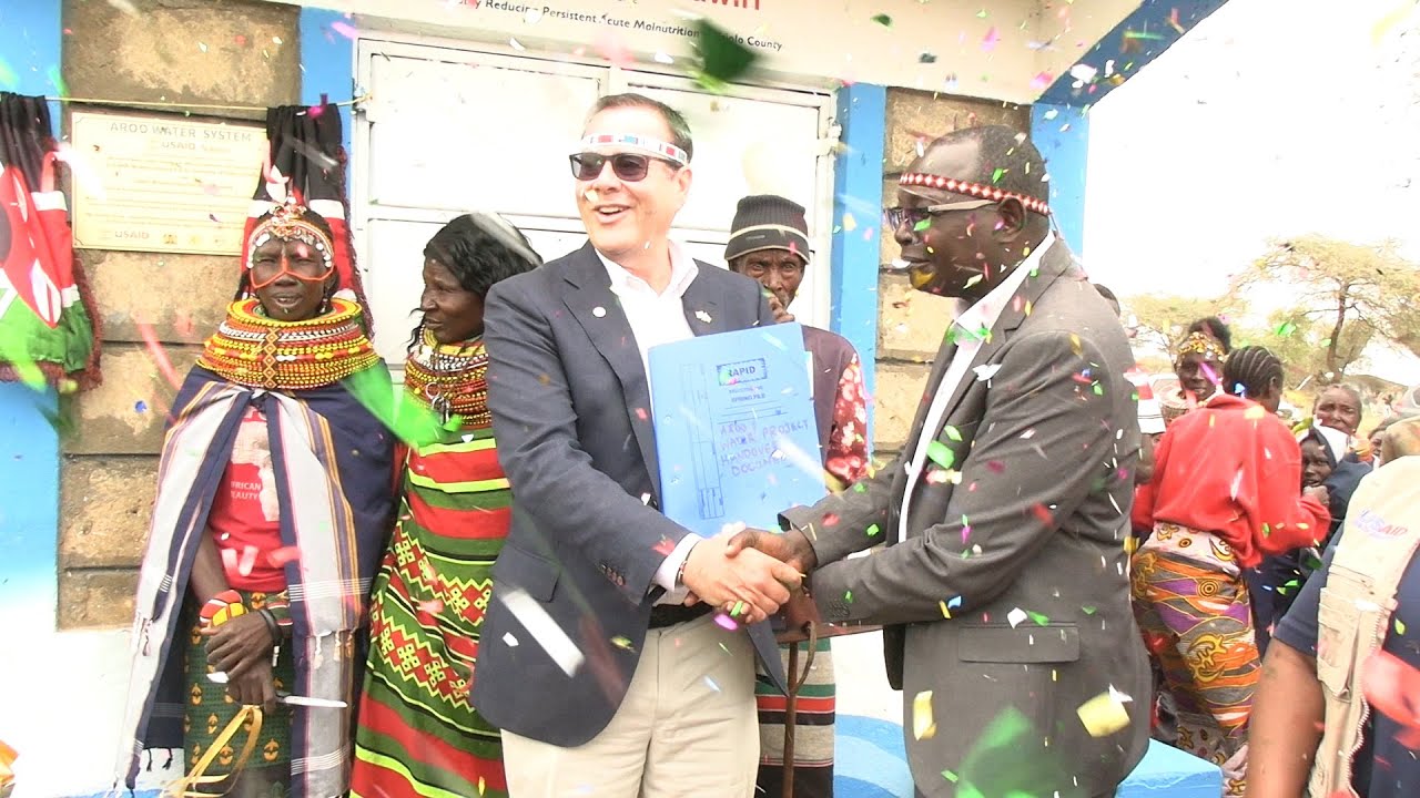 LAUNCH OF WATER AND LIVELIHOOD PROJECTS IN ISIOLO COUNTY