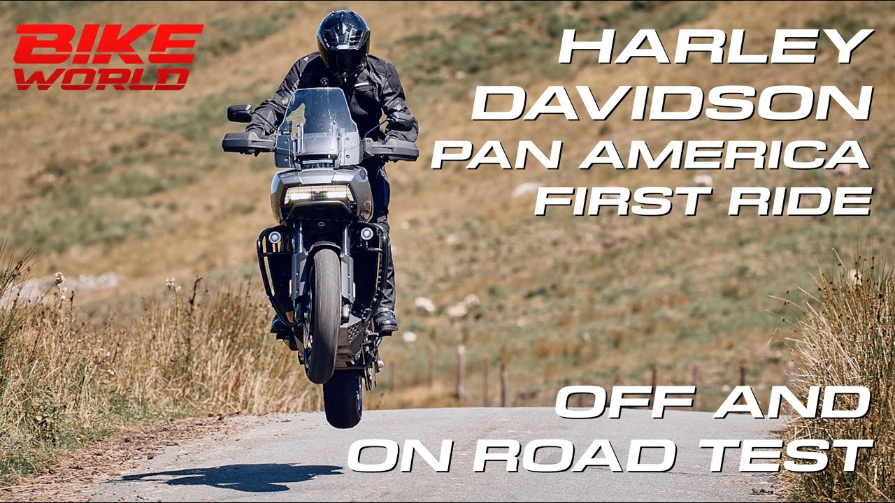 Harley Davidson Pan America (Первая поездка по бездорожью и по дороге) 4K