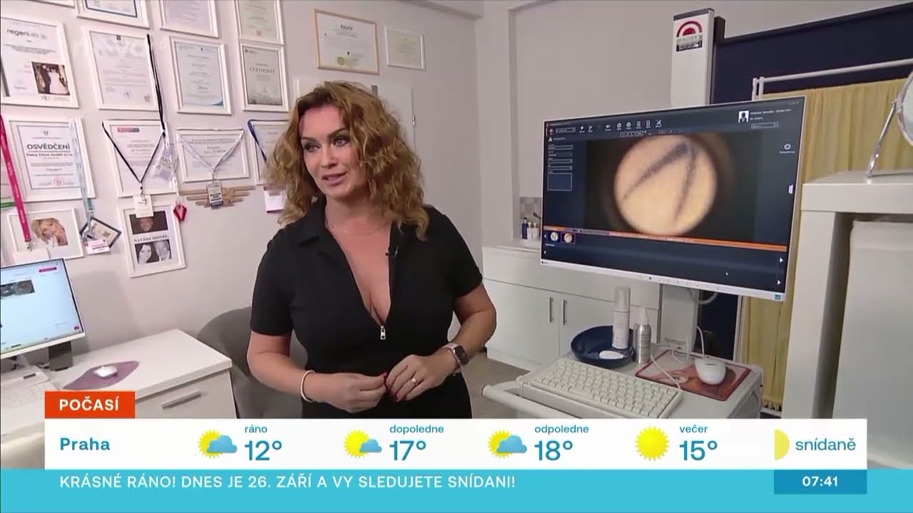Petra Řehořková ve Snídani s Novou