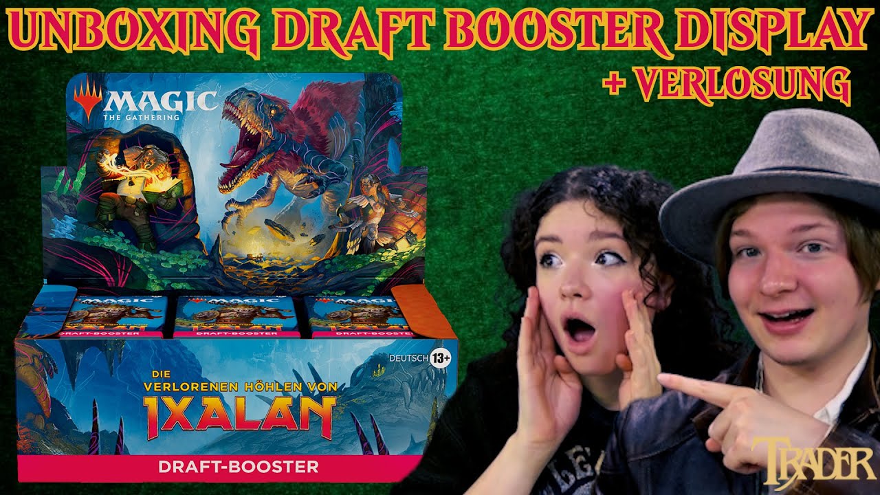 MTG The Lost Caverns of Ixalan Draft Booster Display Opening deutsch | Magic the Gathering | Trader