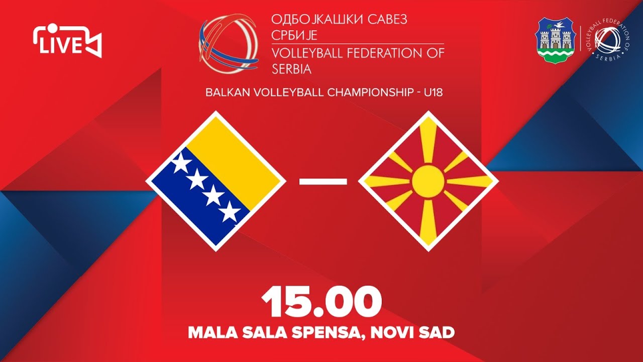 Bosnia and Herzegovina - North Macedonia, U18 Men Balkan Championship 2022