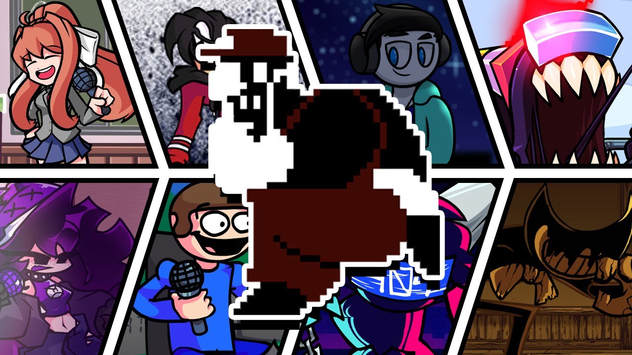 Game Over But Every turn a different character sings 🎤 (FNF Game Over But everyone sings it)