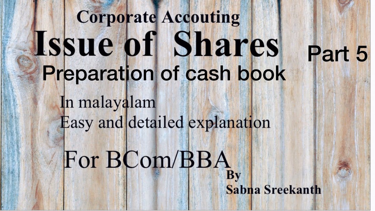 ~5~issue of share -corporate accouting
BCom/BBA