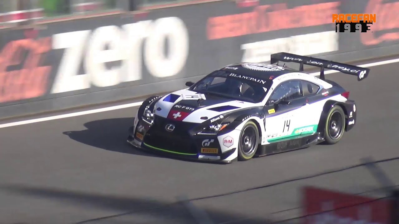 Lexus RC F GT3 pure Sound Emil Frey Lexus Racing Circuit Zolder 2018