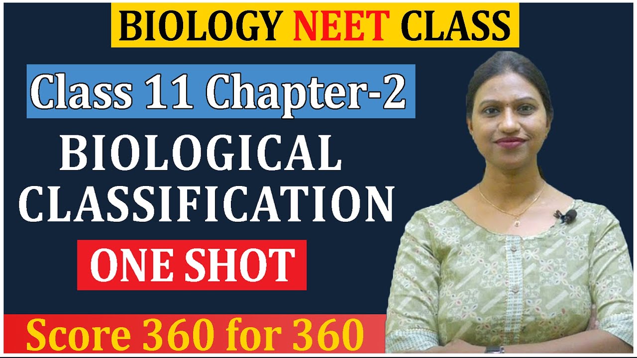 Biological Classification Class 11 One Shot NEET in English
